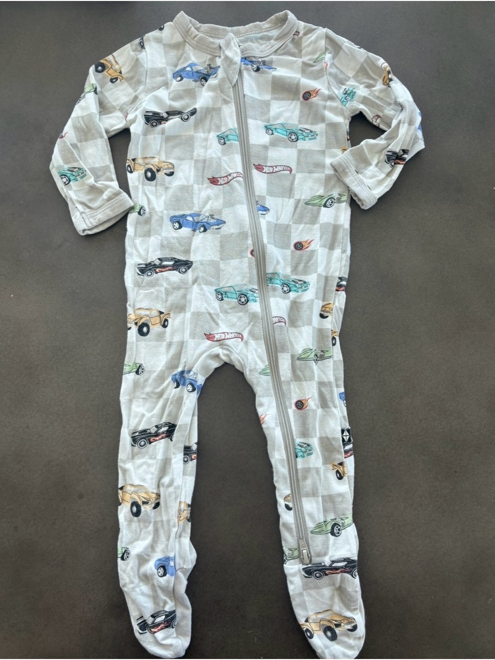 Kyte baby hot wheels bamboo footsies pyjamas 3-6 months